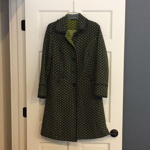 Boden wool coat, green/charcoal, 10